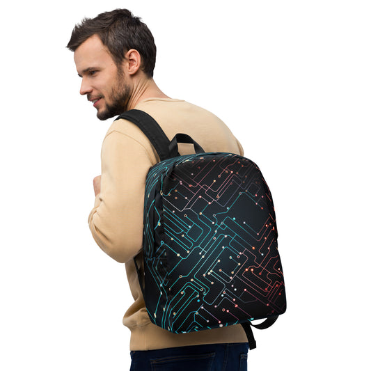 Blue Red Code Backpack